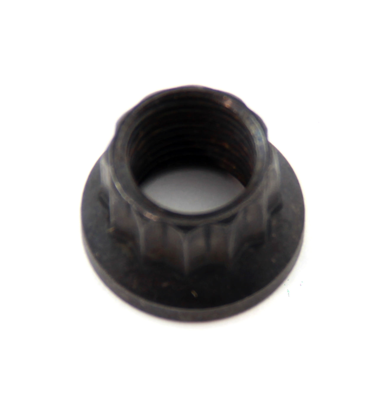 Tuerca hexagonal de 12 puntas de óxido negro de 1/2" x 20 Unf