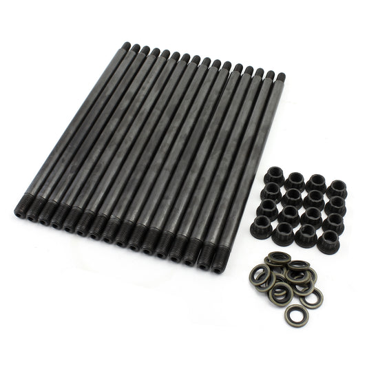 Kit de pernos de motor de gran tamaño, endurecidos con óxido negro, para Mazda Rx7 Rotary 13B