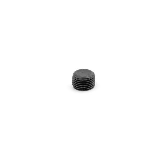 Accesorio de tapón de tubería con cabeza Allen interna de 3/8" NPT anodizado negro
