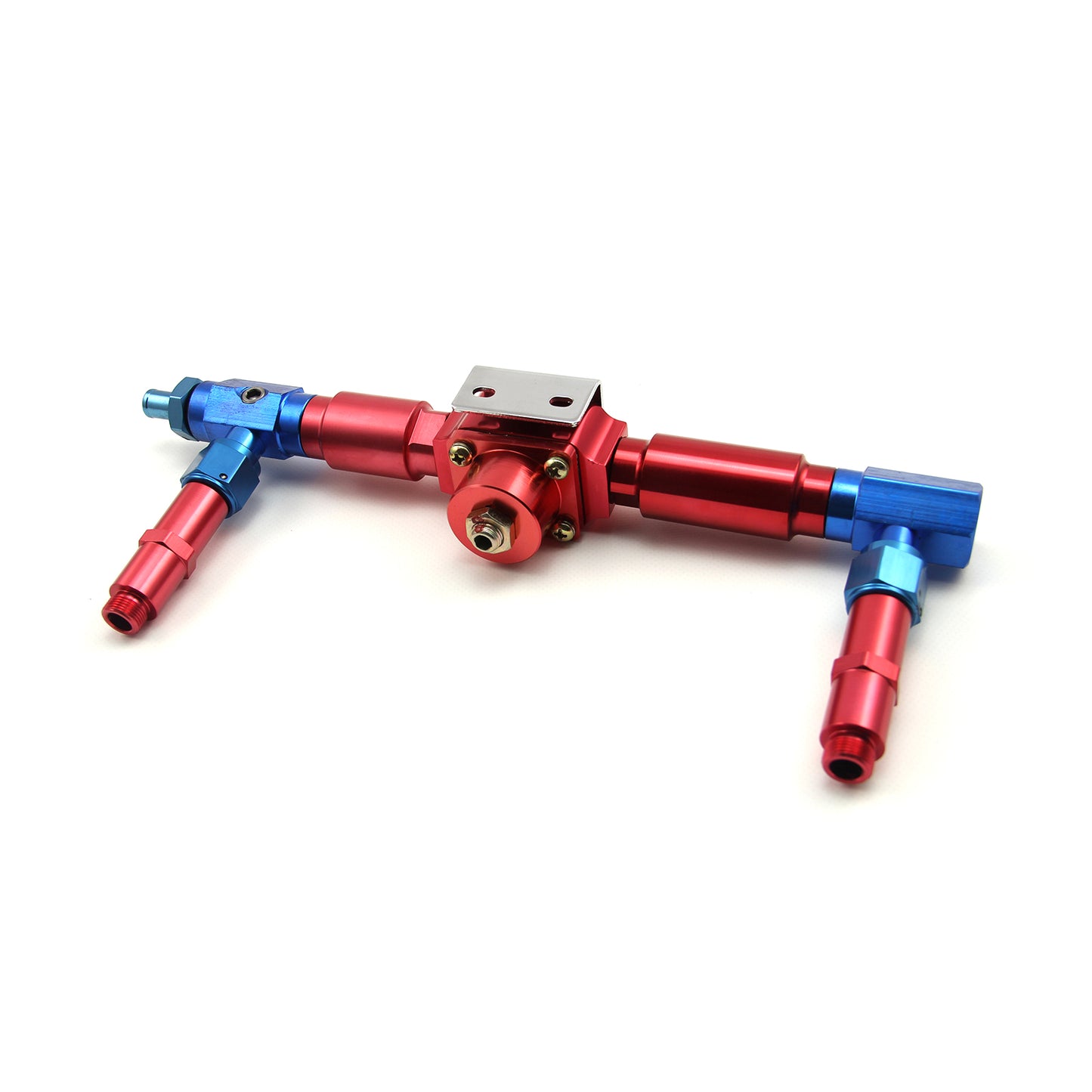 Registro de entrada de combustible y regulador de carburador de aluminio de 9/16-24 (compatible con: BG y Speedmaster)