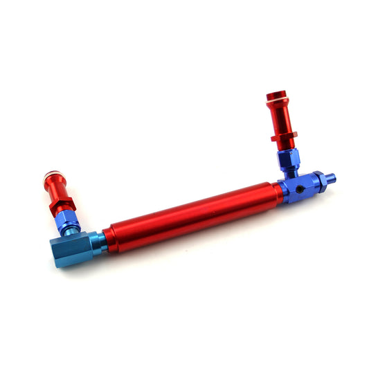 Registro de entrada de combustible para carburador de aluminio de 7/8-20 (compatible con Holley)