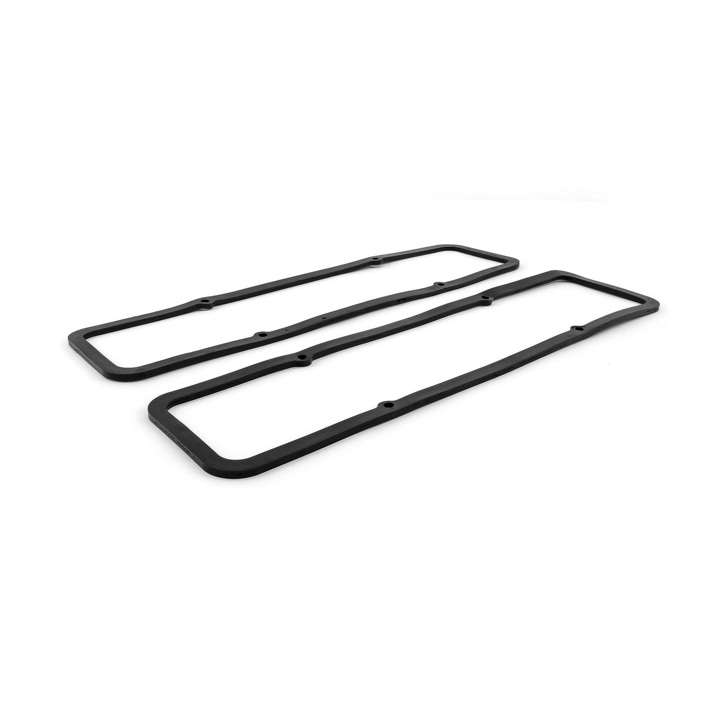Chevy SBC 350 1955-85 Rubber w/Steel Core Valve Cover Gasket Set - Black