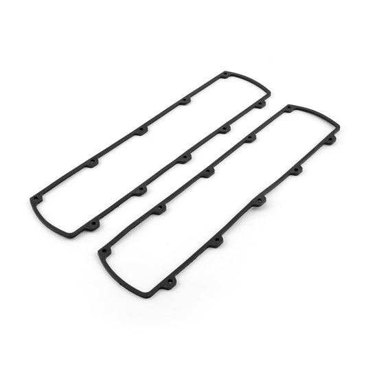 Oldsmobile 400 425 455 Black 3/16 Thick Rubber Steel Core Valve Cover Gasket Set