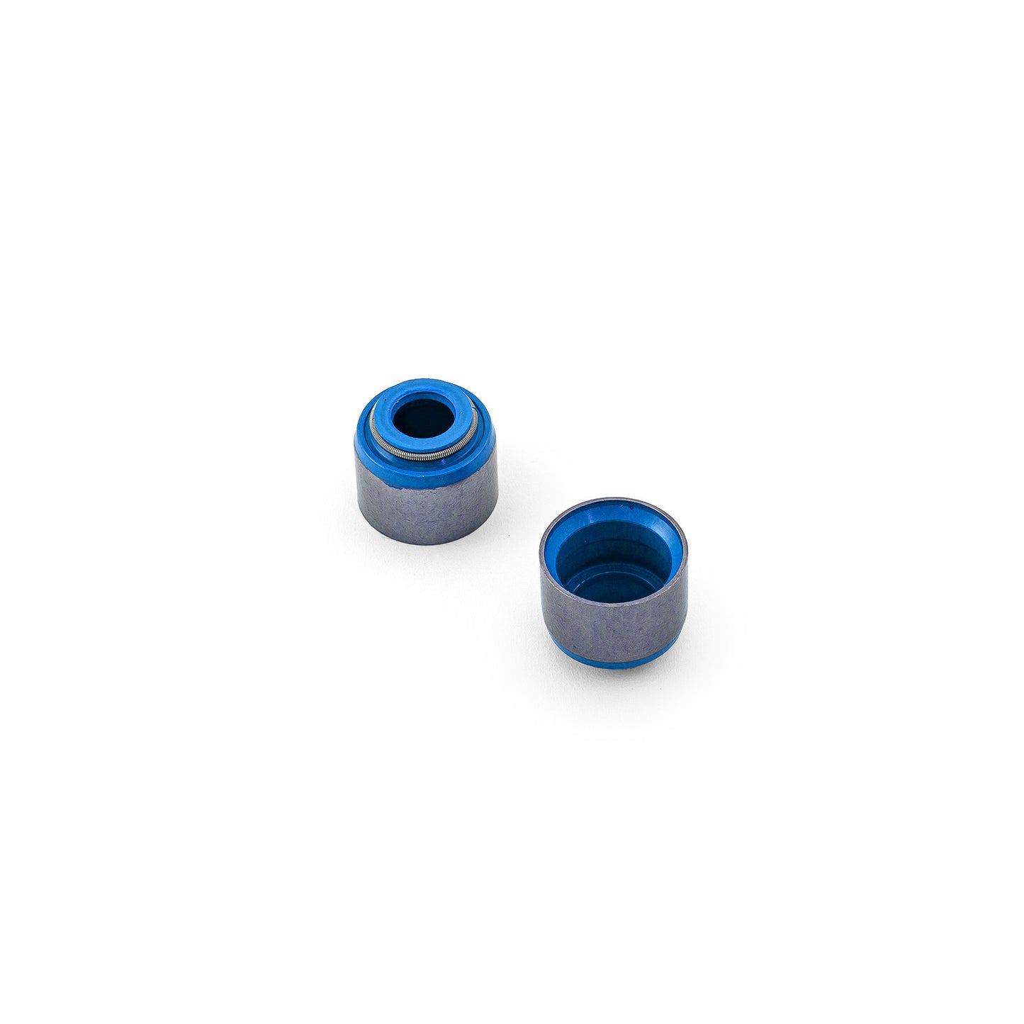 Sellos de vástago de válvula de acero y vitón de 3/8" (0,375" x 0,563" compatibles con Ford FE)