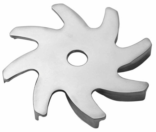 Aspa de ventilador de alternador universal de aluminio pulido