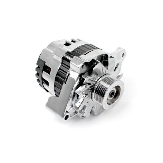 Alternador Serpentine Universal GM 7935 CS130 de 130 amperios [Cromado]