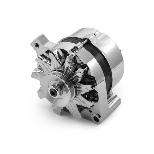 Alternador de alto rendimiento con correa trapezoidal de 110 A para Ford 1G (1963-1995) [cromado]