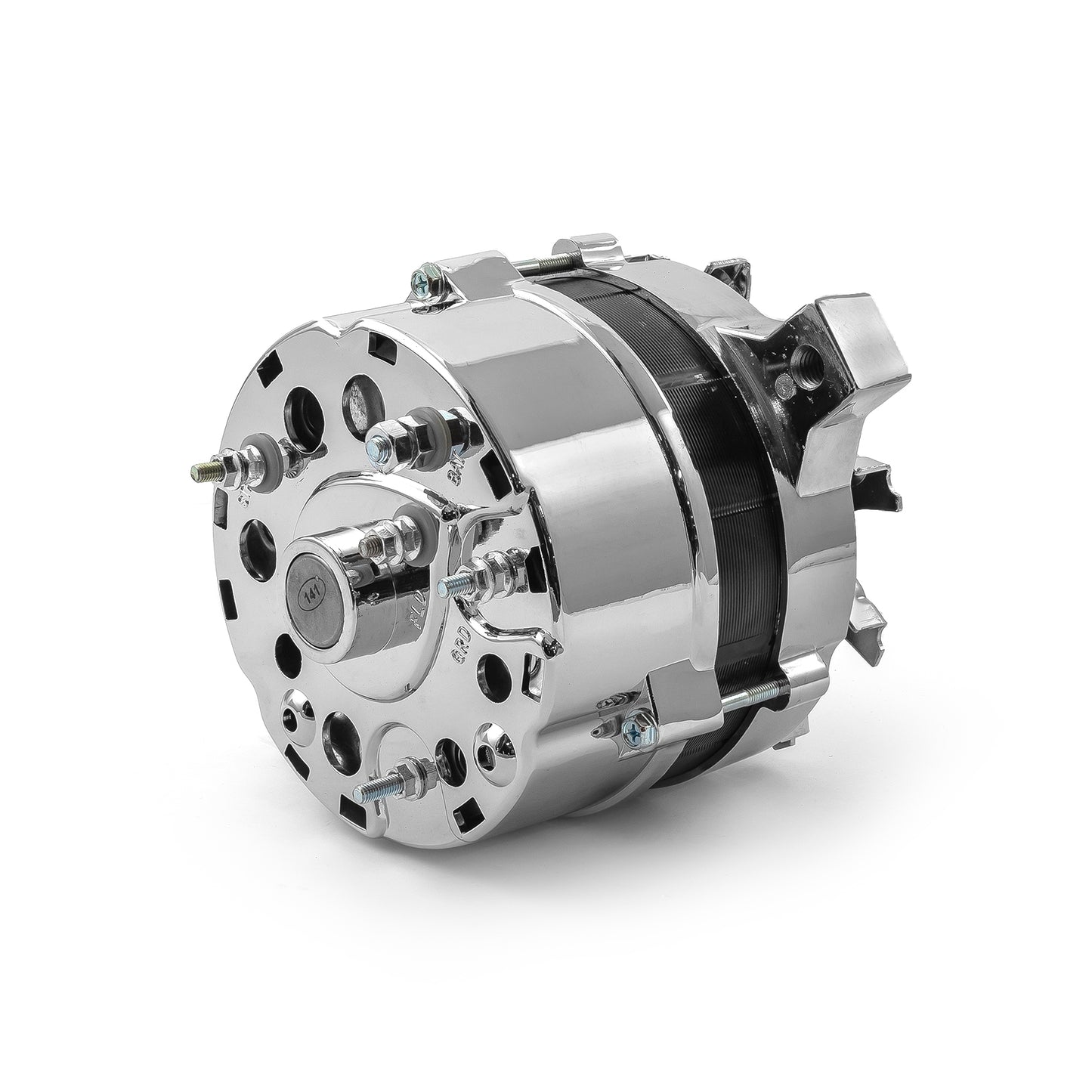 Alternador de alto rendimiento con correa trapezoidal de 110 A para Ford 1G (1963-1995) [cromado]