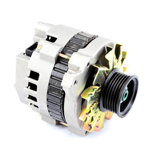 Alternador de reconstrucción Universal GM 7935 CS130 Serpentine de 80 amperios [Satinado]