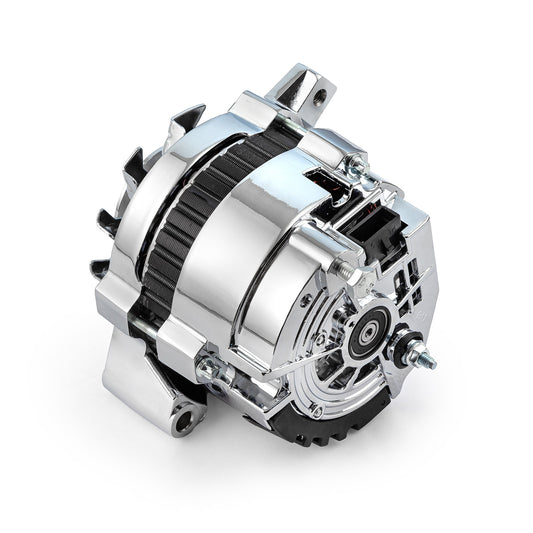 Alternador universal GM 7935 CS130 de 130 amperios con correa trapezoidal [cromado]