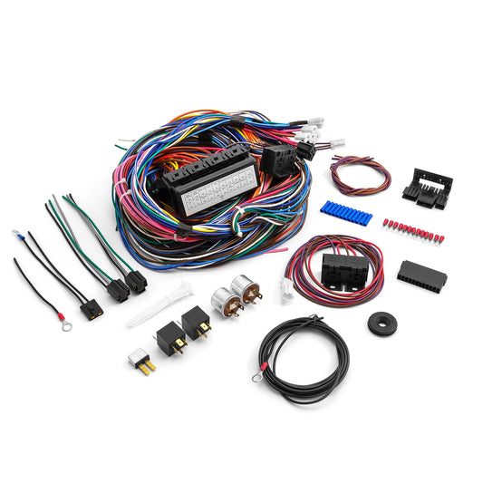 Kit de arnés de cableado universal de 20 circuitos para Street Rod, Hot Rod y Race Car