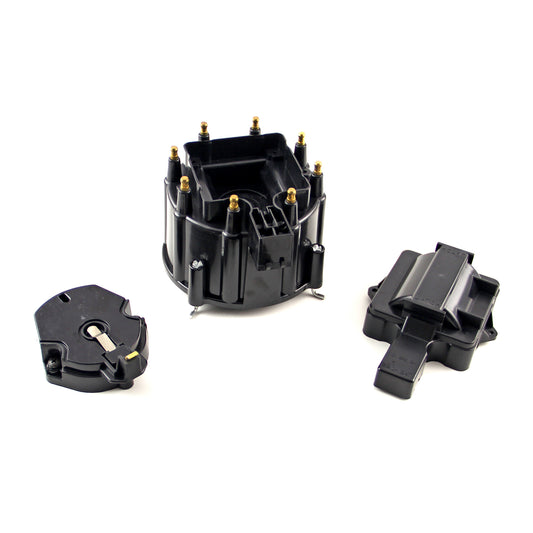 HEI Distributor Cap and Coil Cover - Black