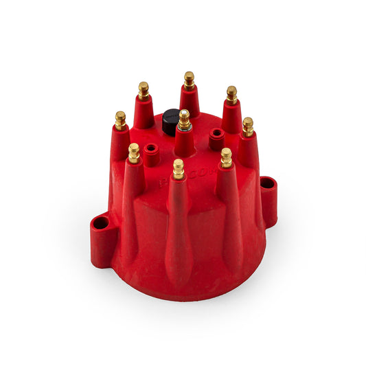 Tapa de rosca para distribuidor macho Pro Billet (solo rojo) [Estilo MSD de 91 mm]