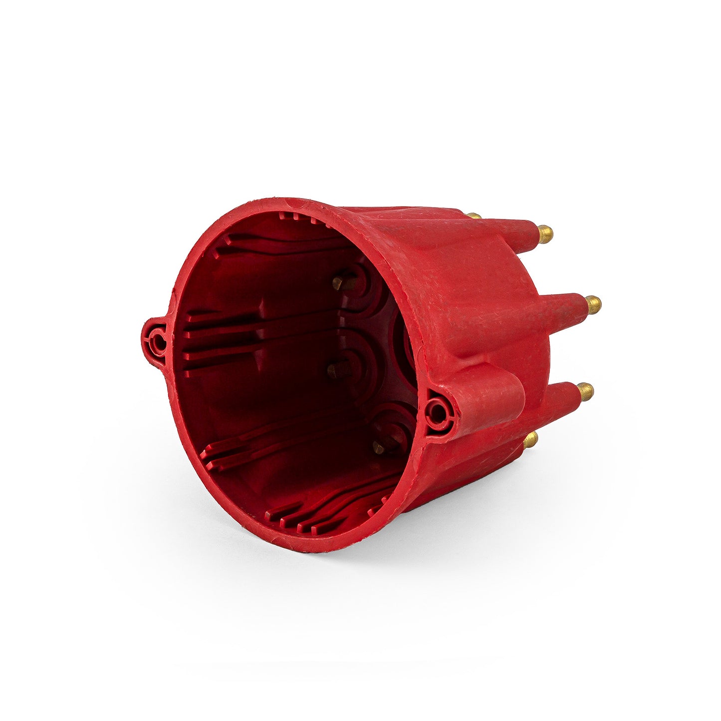 Tapa de rosca para distribuidor macho Pro Billet (solo rojo) [Estilo MSD de 91 mm]