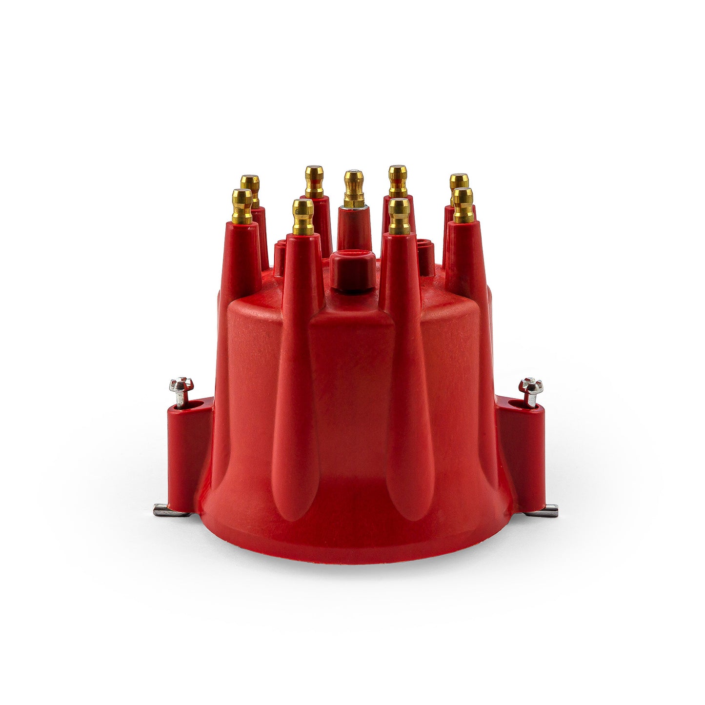 Tapa de distribuidor macho Pro Billet con clip - Rojo [Estilo MSD 91 mm]