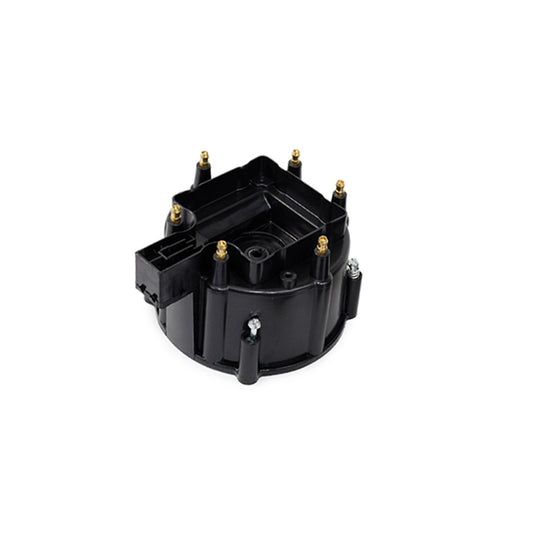 HEI Replacement Distributor Cap Brass Terminals 6 Cylinder - Black