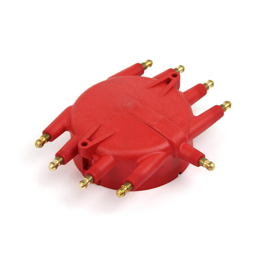 Tapa de distribuidor de cabeza plana roscada macho/HEI - Rojo
