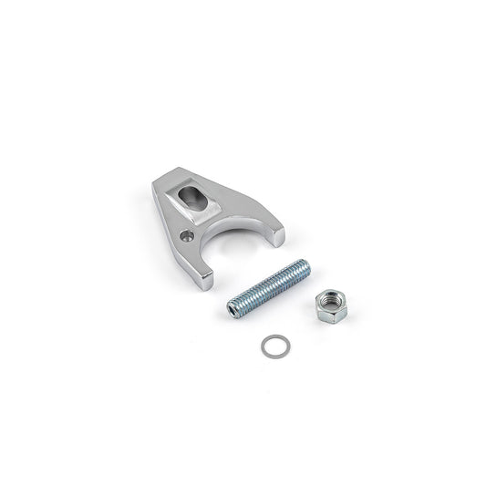 Abrazadera de sujeción para distribuidor de aluminio plateado Chevy SBC 350 BBC 454