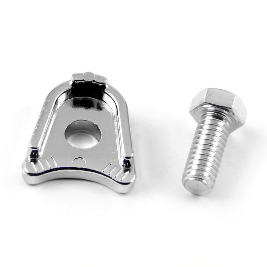 Abrazadera de sujeción de distribuidor de acero cromado para Ford SB 289 302 351 Windsor 351C