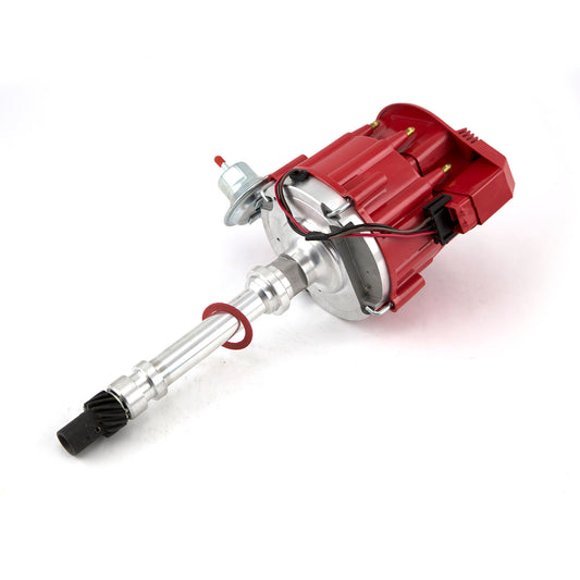Chevy SBC 350 BBC 454 6000 Series 65K Coil HEI Distributor [Red Flat]