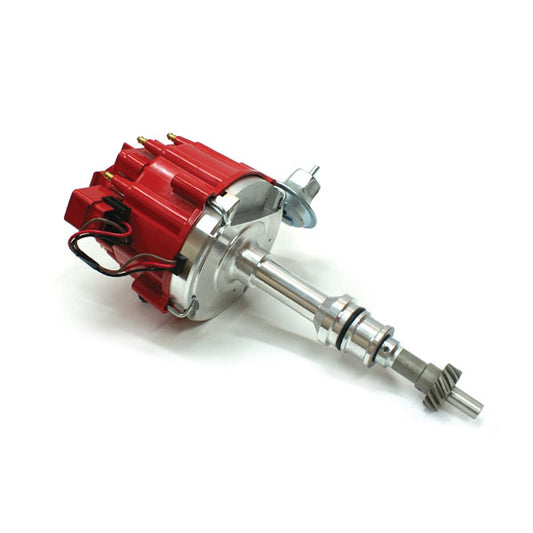 Distribuidor electrónico Coil Pro HEI para Ford 302 351C Cleveland 460 65K - Tapa roja