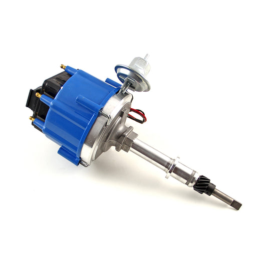 Distribuidor HEI de bobina 65K para Chevy Inline 6 194 230 250 292 6000 Series [Azul]