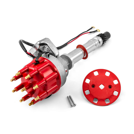 Chevy SBC 350 BBC 454 7000 Series Ready to Run Distributor [Red]