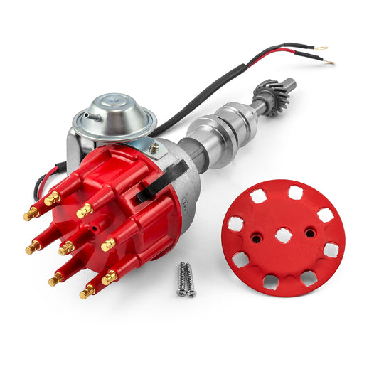 Distribuidor Ford SB 289 302 Windsor Serie 7000 listo para usar [Rojo]