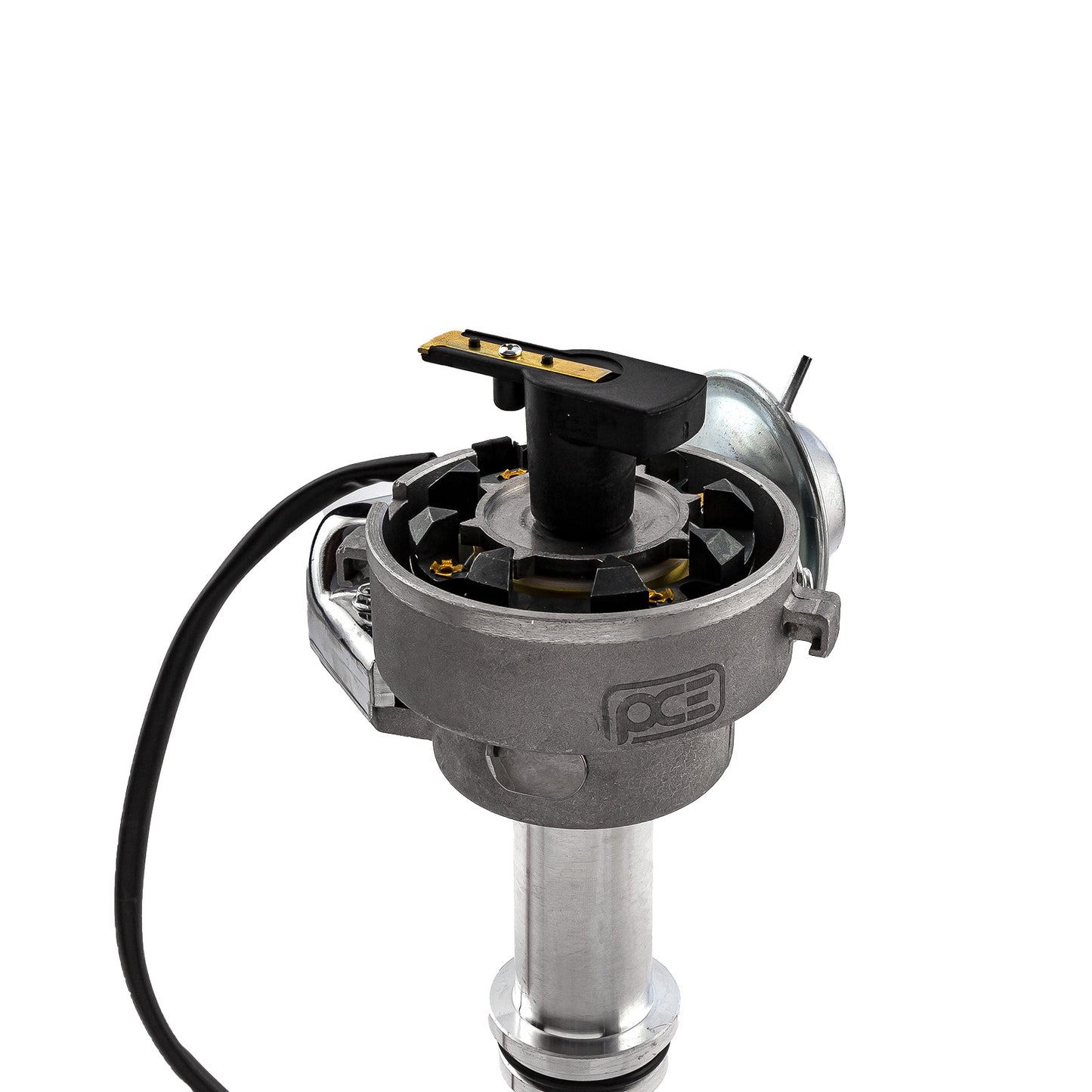 Distribuidor Ford 351W Windsor listo para usar con bobina y cables conductores