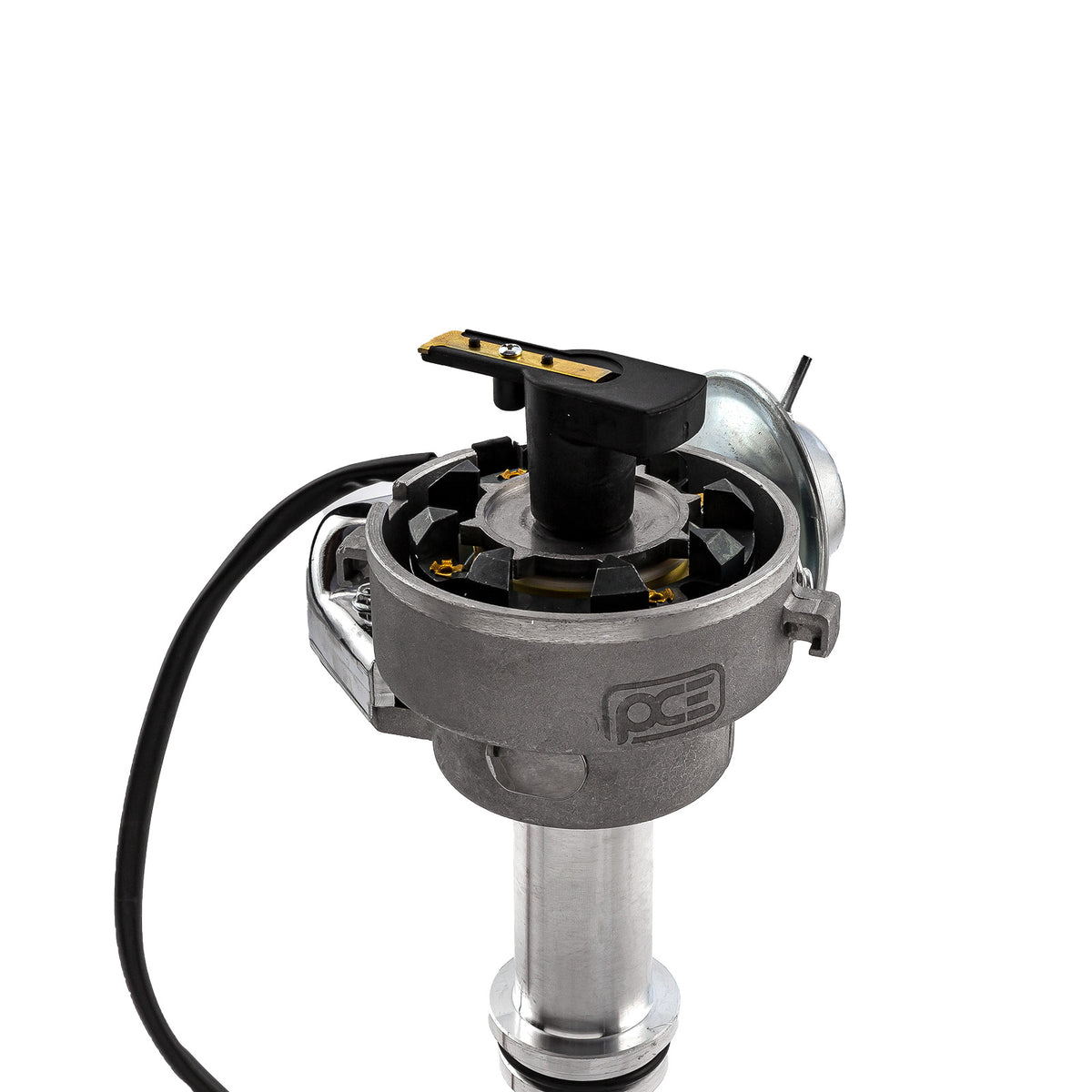 Distribuidor Ford 351W Windsor listo para usar con bobina y cables conductores