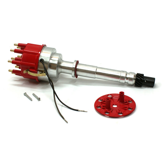 Distribuidor de palanquilla profesional Chevy SBC 350 BBC 454, kit de encendido y bobina CDI 6AL