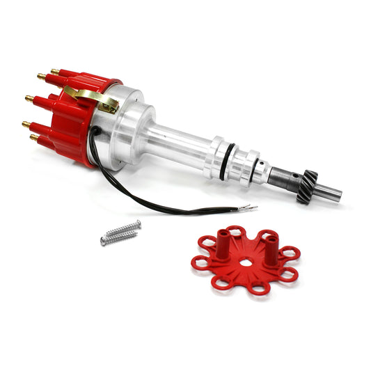 Distribuidor de palanquilla Ford 351C Cleveland Early 460 Pro, kit de encendido CDI 6AL y bobina
