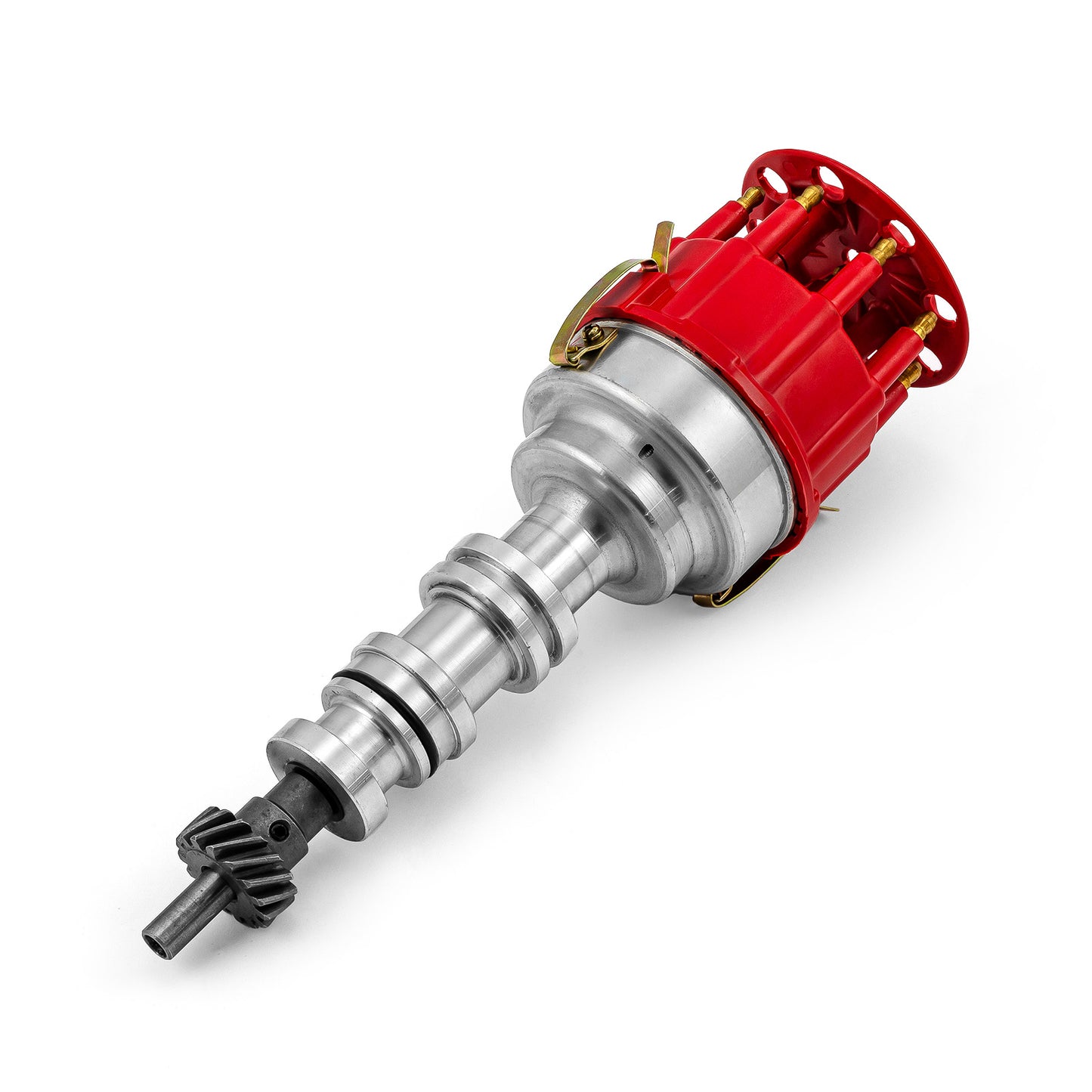 Ford FE 390 427 428 8020 Series Pro Billet Ready to Run Distributor [Red]