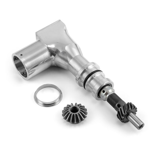 Distribuidor de transmisión angular de aluminio billet Ford 351W Windsor Pro únicamente