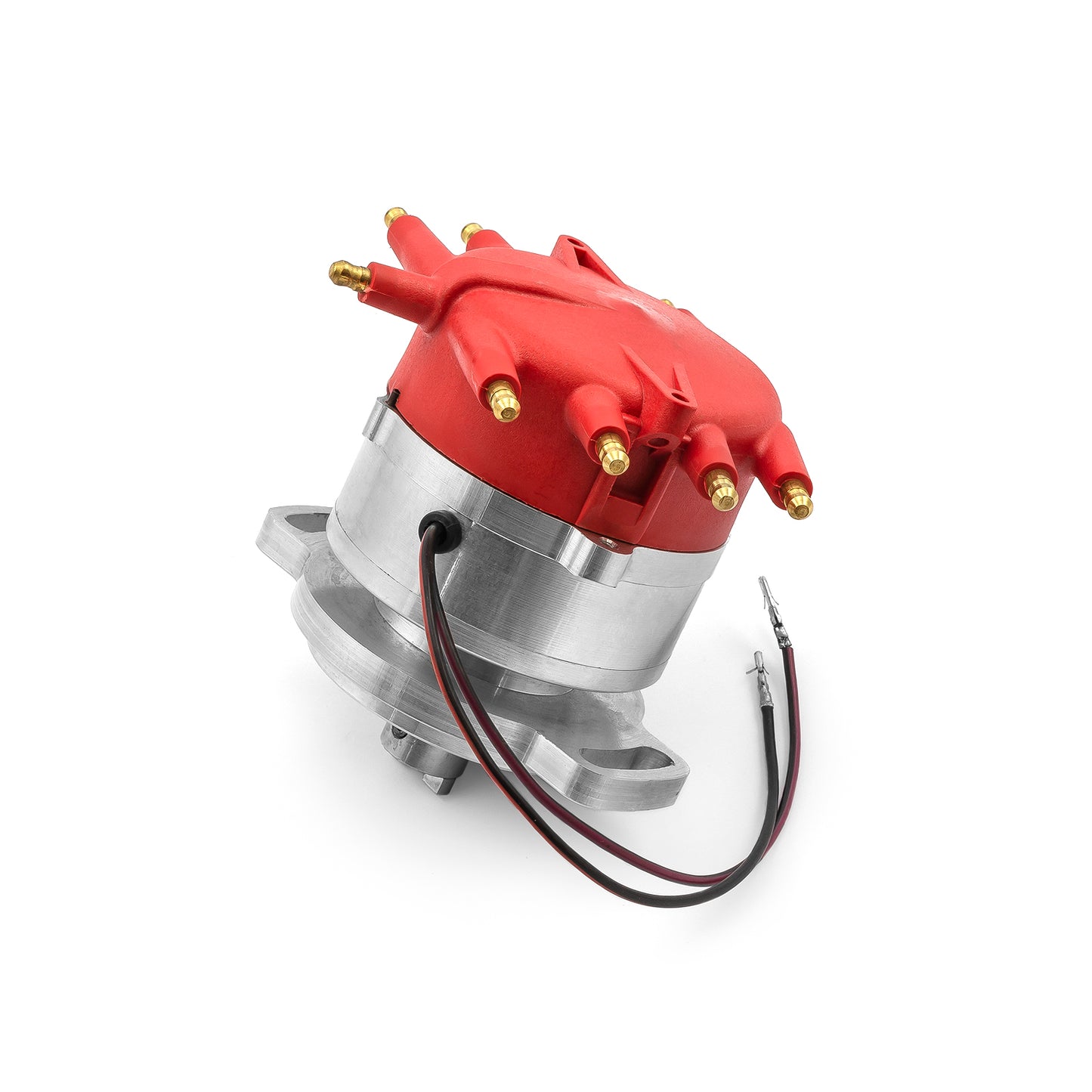 Distribuidor Ford Flathead de 2 pernos 239, serie 8000, 1939-1948, Pro Billet [Rojo]