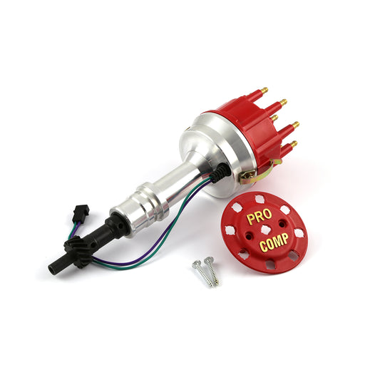 Distribuidor de palanca Ford 351W Windsor Serie 8400 Pro [Rojo]