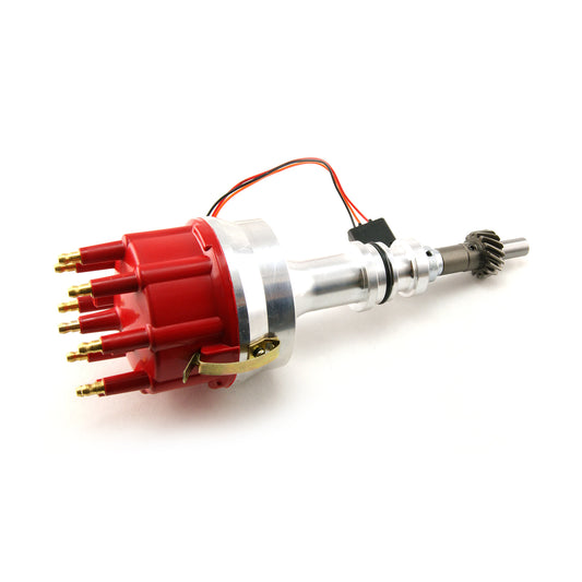 Ford 351W Windsor Billet All-Electronic Advance Distributor [Red]