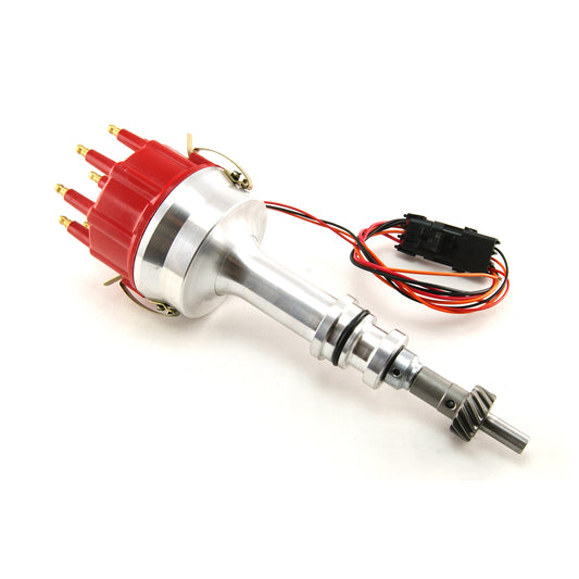Ford 351W Windsor Billet All-Electronic Advance Distributor [Red]