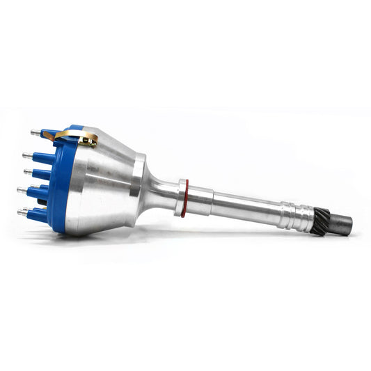 Chevy SBC 350 BBC 454 9000 Series Large Cap Pro Billet Distributor [Blue]