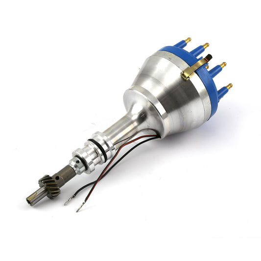 Distribuidor de palanca profesional de gran capacidad Ford 351W Windsor Serie 9000 [Azul]