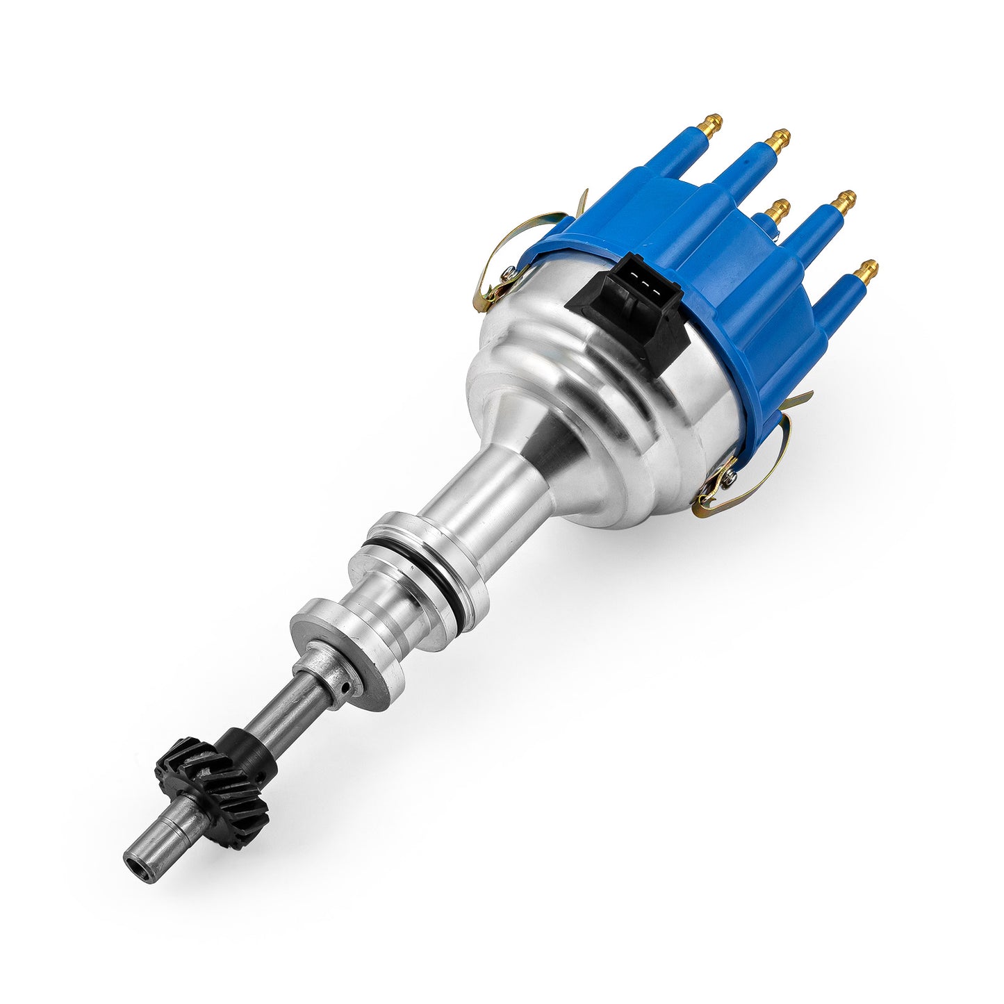 Distribuidor Ford 351c Cleveland 460 Serie 8020 Pro Billet listo para usar [Azul]
