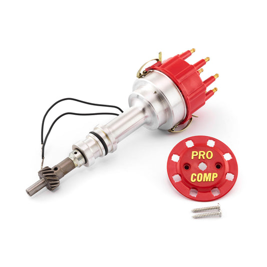 Distribuidor Ford 289 302 Windsor Serie 8000 Pro Billet con pastilla magnética bloqueada