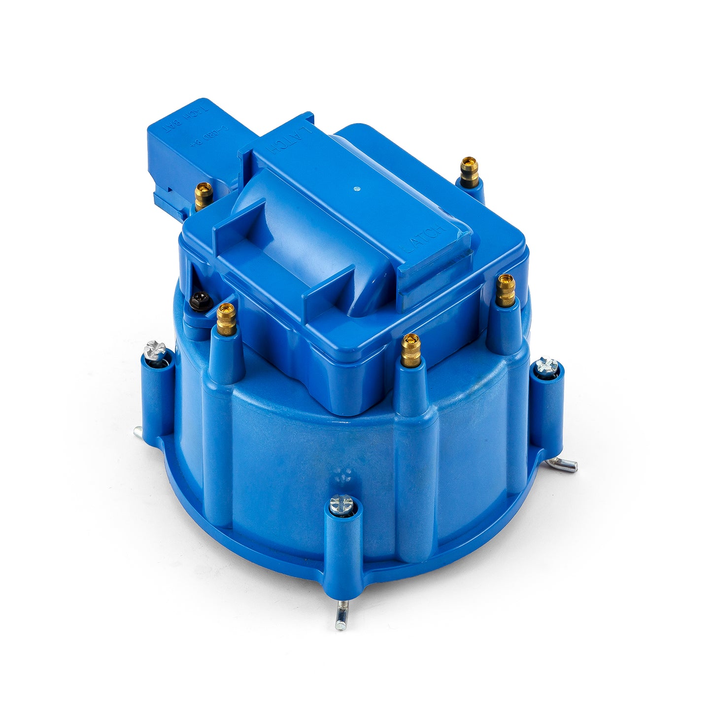 Kit de actualización de tapa de distribuidor HEI, rotor, bobina de 65 000 rpm, color azul, para 6 cilindros