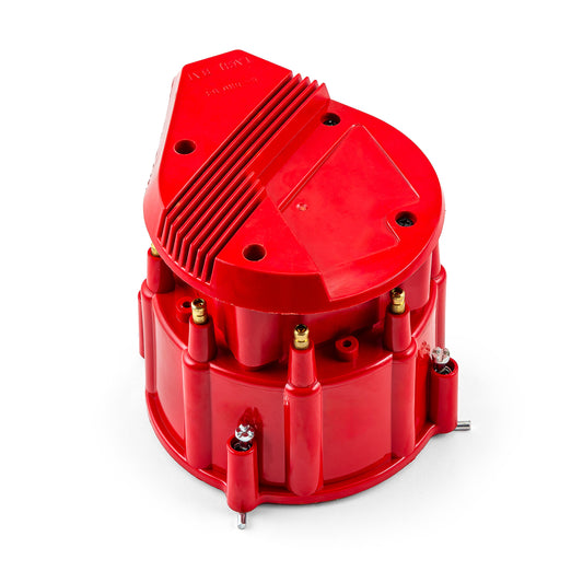 Kit de actualización de tapa de distribuidor HEI, rotor de bobina de 65 000 rpm, color rojo