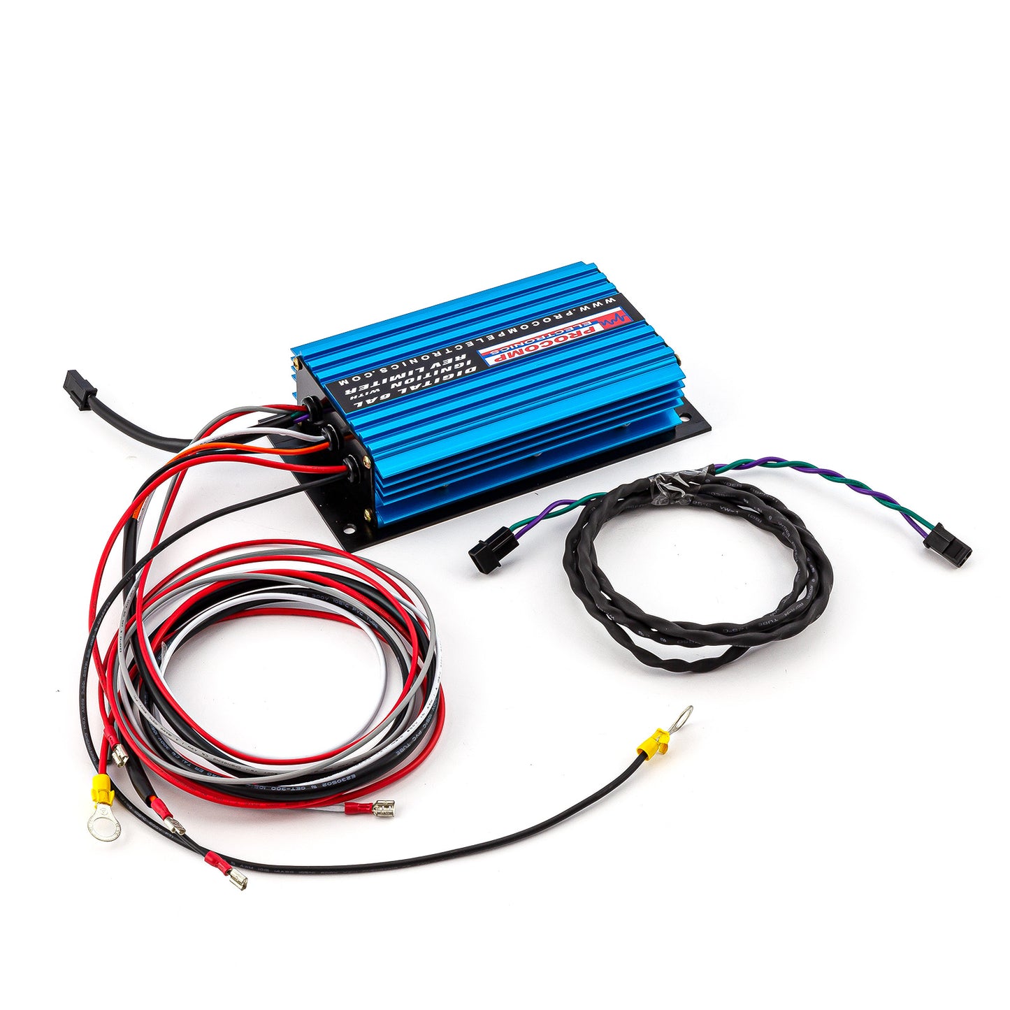 Caja de encendido CDI 6AL con múltiples chispas y limitador de revoluciones (1 interruptor giratorio) - Azul