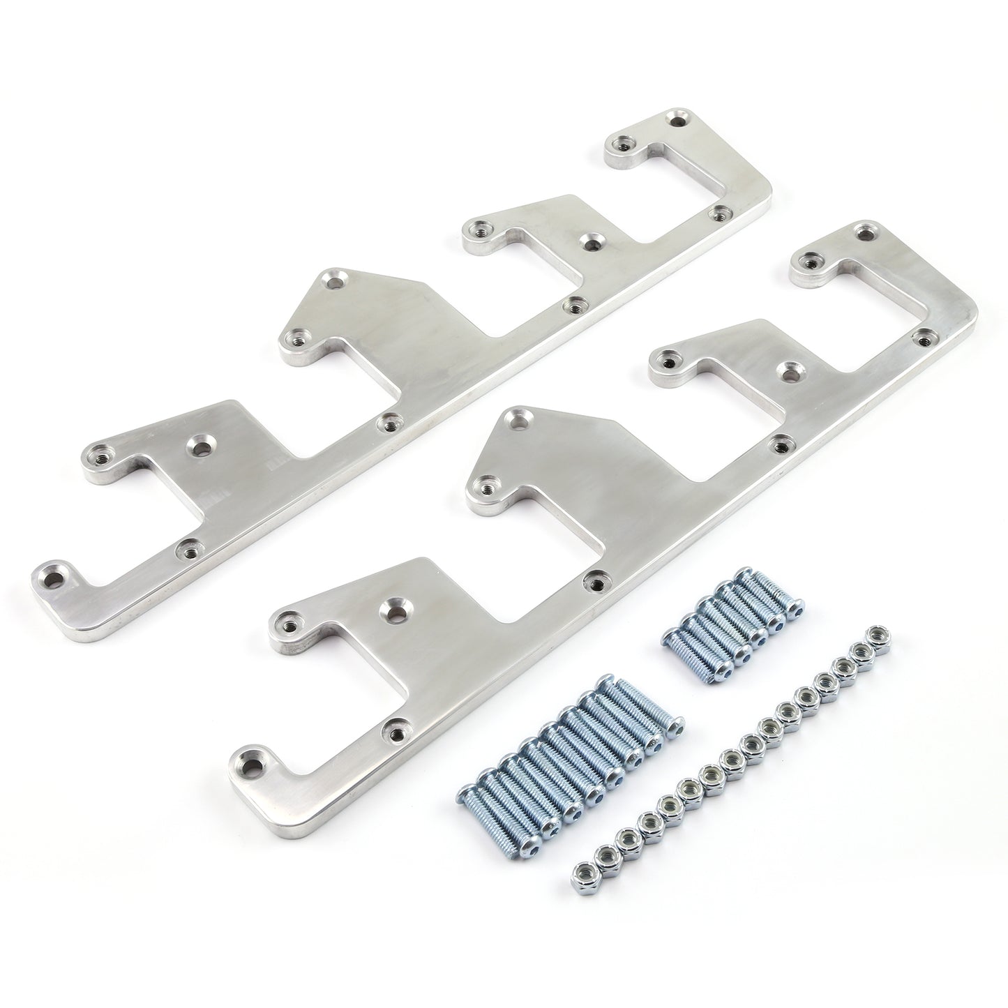 Kit de soporte de bobina de aluminio pulido con herrajes para LSX, LS2 y LS3