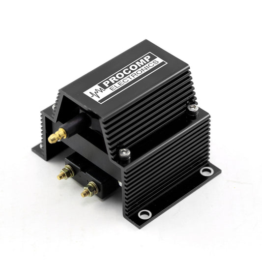 Universal Pc91 12V High Output External Male E-Core Ignition Coil - Black