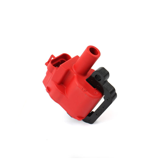 Chevy Gm LS1 LS6 12V High Output E-Poxy Ignition Coil Red [Round D580]