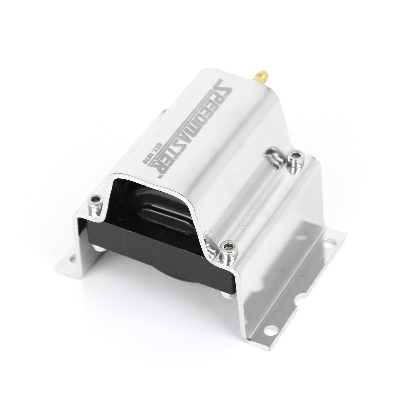 Bobina de encendido universal de 12 V, de alto rendimiento, macho, con núcleo E externo, cromada