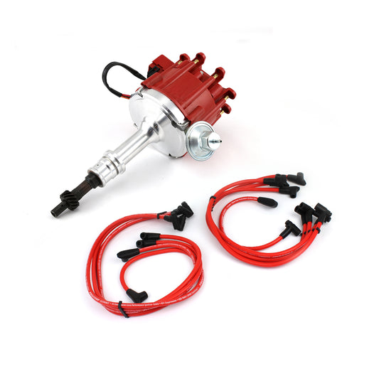 Ford 351W Windsor 65K Coil Thunder HEI Distributor w/Wire Leads